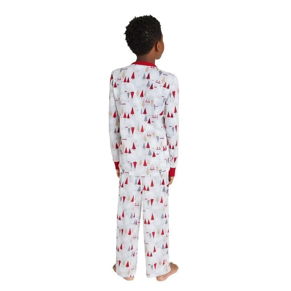 NEW! Eddie Bauer Youth 3 piece PJ Set, LS Top, Pant and Robe, Polar Bear Unisex - Picture 7 of 16